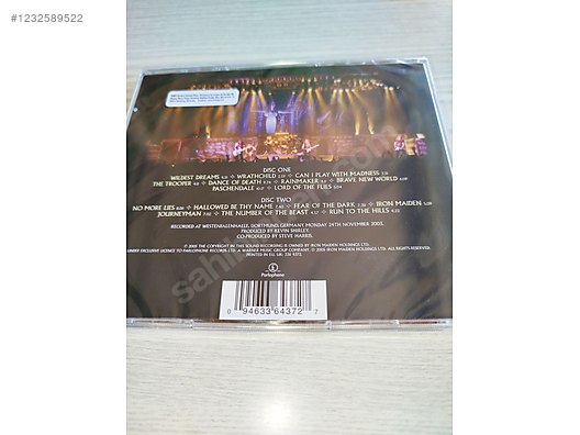 İRON MAİDEN İKİ ALBÜM BİRDEN CD SETİ - Müzik CD leri Alışverişte