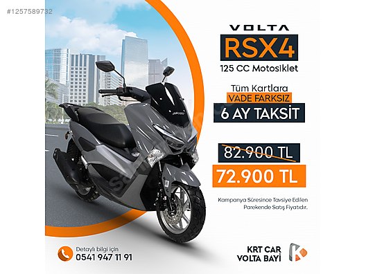 Volta revolt rsx4 125 cc kampanyalı fiyat #1257589732