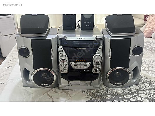 Sharp CD-BK1800V Müzik Seti + Orijinal Hoparlörleri - İkinci El
