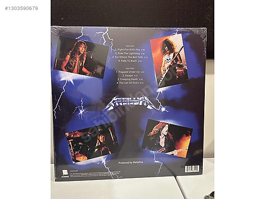 Metallica Ride the Lightning Plak - Müzik Plakları Alışverişte İlk
