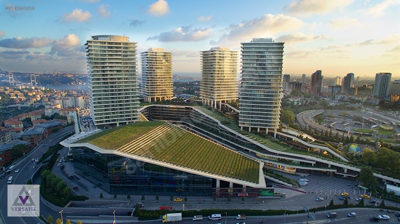 Zorlu Center Teras Evler de Satılık Dekorasyonlu 1.045m2 Ofis