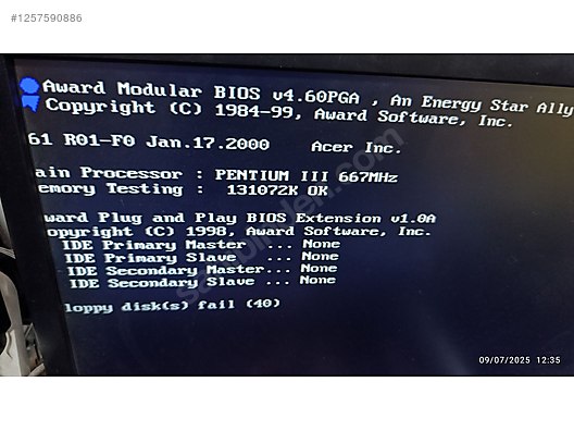 Pentium ııı 667 acer s61 anakartlı - Anakart ve Tüm Masaüstü Bilgisayar Parçaları sahibinden.com'da