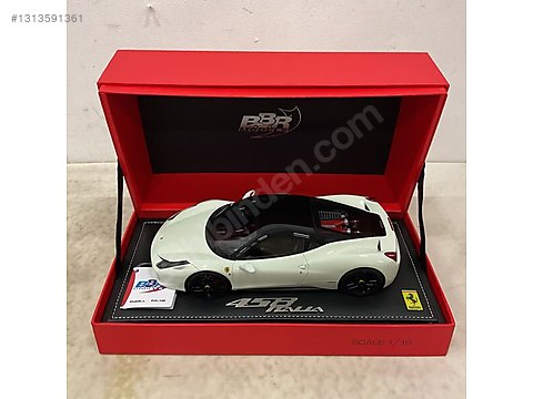 ☆BBR☆ フェラーリ 458 Italia 1/18 BBR Ferrari 458 Italia Black/White 1:18 on sahibinden.com - 1313591361