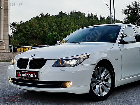 BMW / 5 Series / 520d / Premium / 2009 BMW 520d JOYSTİCK SUNROOF E60 BEYAZ  İÇİ BEJ at  - 1110591417
