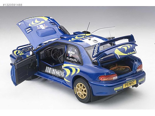 1:18 Subaru Impreza WRC Safari Rally Winner 1997 Mcrae - Autoart