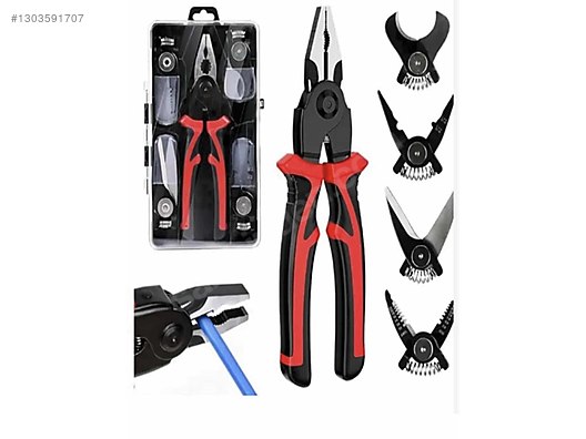 Makas / DMAX 5 BAŞLIKLI PENSE SETİ DEĞİŞTİRİLEBİLEN ÇOK AMAÇLI