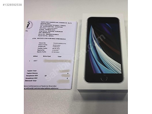 Apple / iPhone SE (2nd Gen.) / İphone SE2 2.ci nesil TR, KUTULU