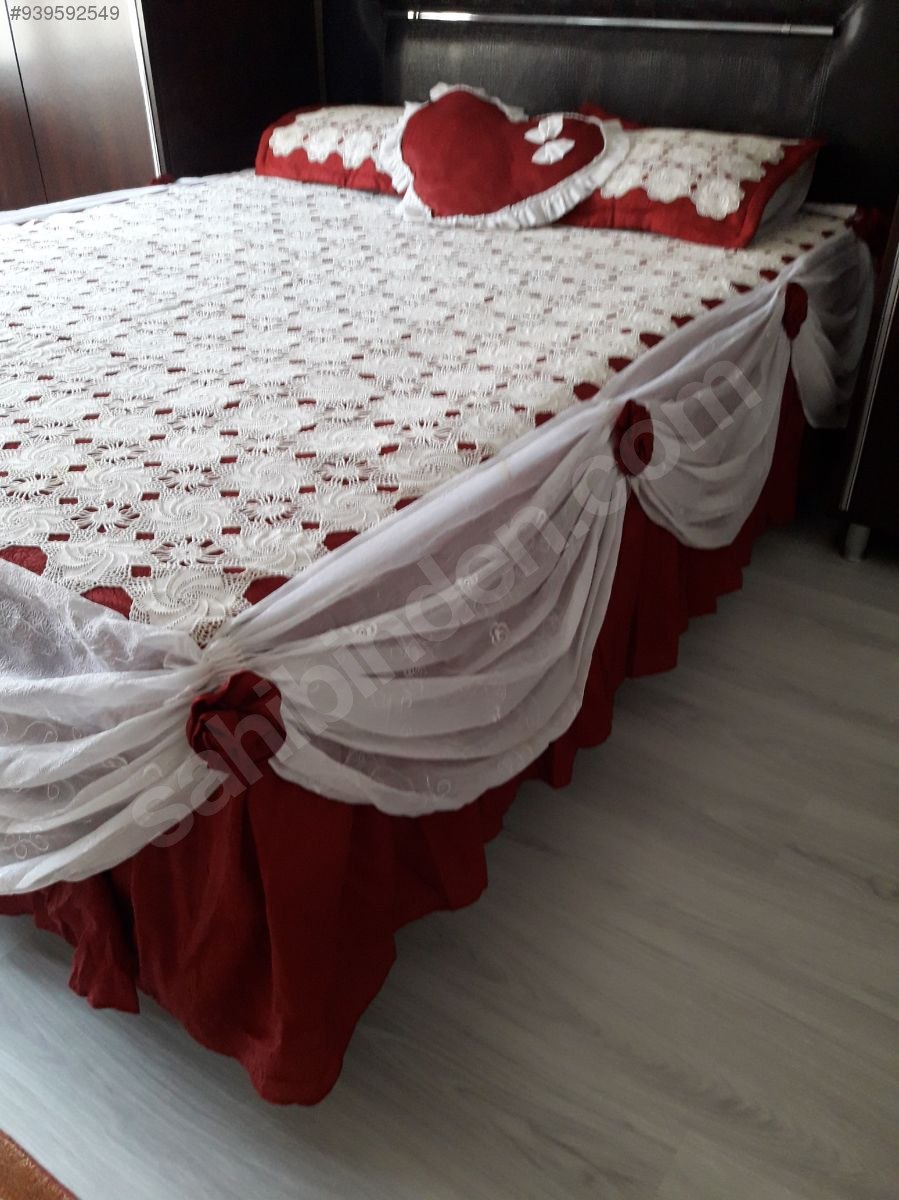 ÇEYİZLİK SIFIR EL EMEĞİ DANTEL YATAK ÖRTÜSÜ Dantel Yatak