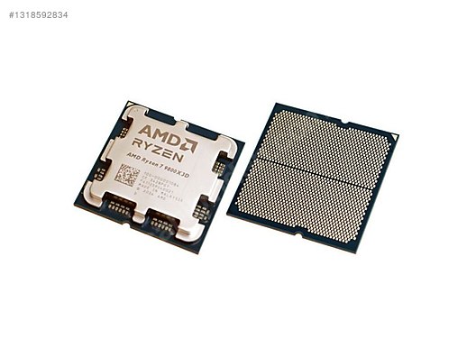 【ジャンク】AMD Ryzen 7 9800X3D AMD Ryzen 7 9800X3D Sekiz Çekirdek 4.7 GHz İşlemci TRAY İSLEMCİ