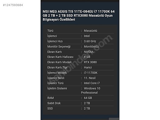 Msi aegis ti5 - Alışveriş :: Sıfır, İkinci El Ürünlerle sahibinden.com'da