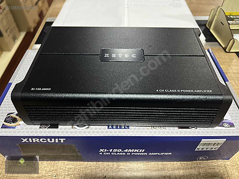 Amfi / xetec Xi-150.4 mükemmel midrange amfisi 4 chanell alman