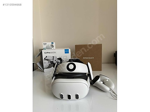 META QUEST 3 512 GB+BOBOVR S3 PRO ELİTE STRAP sahibinden.comda