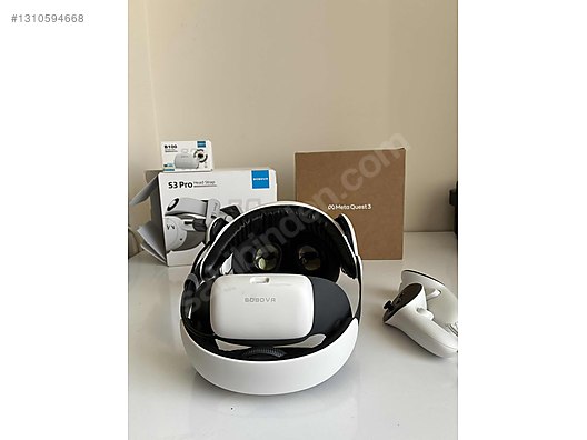 META QUEST 3 512 GB+BOBOVR S3 PRO ELİTE STRAP sahibinden.comda