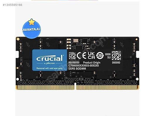 Crucial DDR5 5600 mhz RAM sahibinden.comda - 1345595166