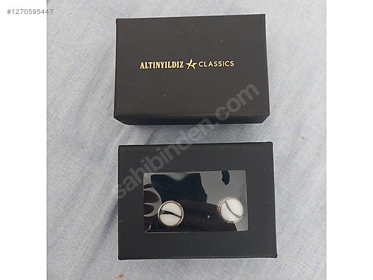 Sıfır Altınyıldız Çelik Kol Düğmesi