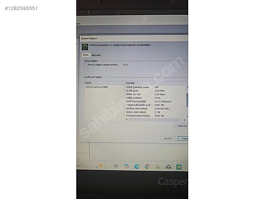 Casper İ3 4.Nesil 8 GB Ram 240 GB SSD 2 GB 840 E.Kartı - İlan ve alışverişte ilk adres sahibinden.com'da