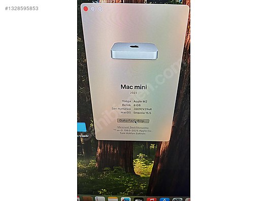 Apple / M2 Mac Mini 8 gb - 256 Gb Garanti Devam sahibinden.comda