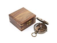 Ahşap Kutulu Pusula Ksk2084 10*5 Cm Kutu Ölçüsüdür. #1278595926