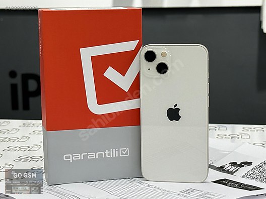 Apple / iPhone 13 / İPHONE 13 128GB BEYAZ TEMİZ SORUNSUZ KUTULU
