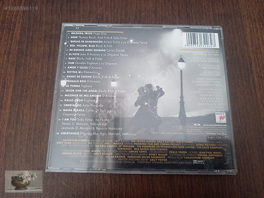 THE TANGO LESSON CD* A FILM BY SALLY POTTER Müzik CD leri