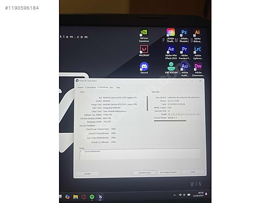 İkinci El ve Sıfır Alışveriş / Bilgisayar / Dizüstü (Notebook) / Laptop / Acer