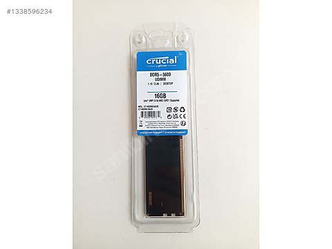 CRUCİAL 16GB DDR5 5600MHZ CL46 SIFIR MASAÜSTÜ RAM sahibinden.comda