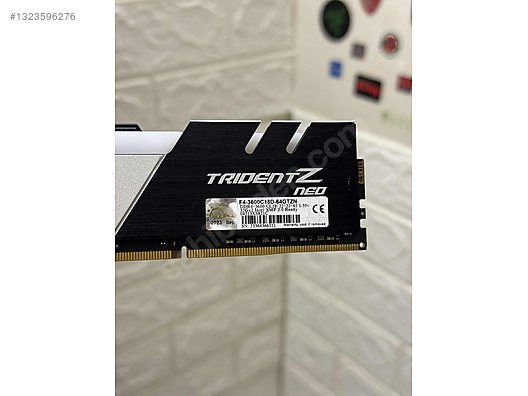 G.SKILL TRIDENT Z NEO 32GB 3600MHz CL18 DDR4 RAM sahibinden.comda