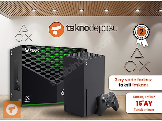 MICROSOFT XBOX SERİES X SIFIR KAPALI KUTU 2.YIL GARANTİLİ 3 TKST