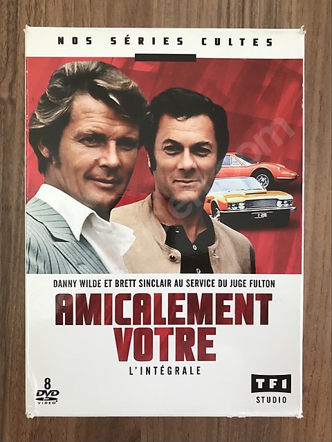 ROGER MOORE TONY CURTIS THE PERSUADERS 8 DVD BUTUNU INGLIZCE