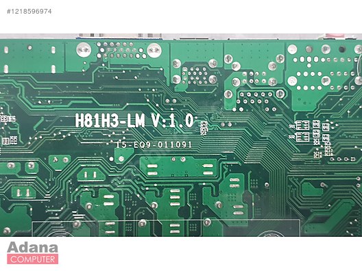 Masaüstü Bilgisayar - Anakart LENOVO H81H3-LM V1.0 LGA 1150 DDR3 HDMI SATA USB 3.0 VGA Anakart Anakart