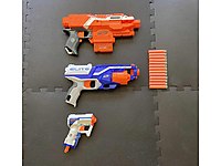 3 Oyuncak Nerf Tabancası (Disruptor, Stryfe, Triad EX-3)