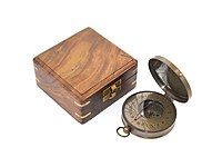 Ahşap Kutulu Pusula Ksk2080 10*5 Cm #1278597520