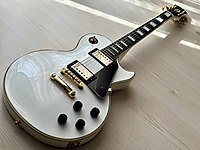 2022 Epiphone Les Paul Custom Alpine White, Abanoz Klavye #1279597748