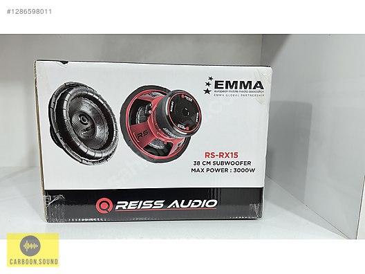 Re Audio Rx 15 Hoparlör / Subwoofer / Reiss Auido RS-RX15 38 Cm Subwoofer Bas 4 Ohm ...