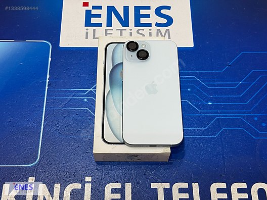 電池最大容量87% Apple iPhone 15 ブルー　128GB 本体　Y Apple / iPhone 15 / PİL:87 128GB iPhone 15 Mavi Sıfırdan Farksız
