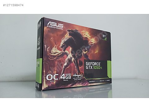 SIFIR = ASUS CERBERUS GTX 1050 Tİ 4GB OC sahibinden.comda - 1271598474