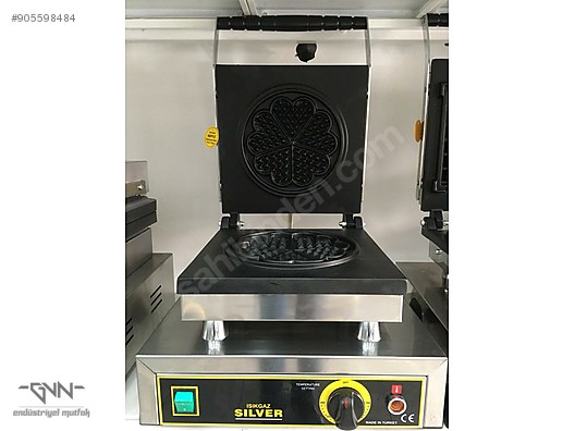 papatya waffle makinesi isikgaz silver