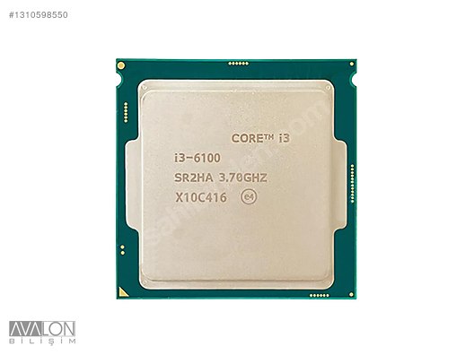 Intel Core i3-6100 3.7 GHz LGA1151 3 MB Cache 51 W İşlemci