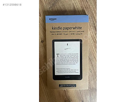 Sıfır Kapalı Kutu Kindle Paperwhite Signature Edition 32 GB