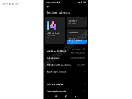 Used & Brand New Items / Cell Phones & Accessories / Cell Phones / Xiaomi / Poco F4 GT