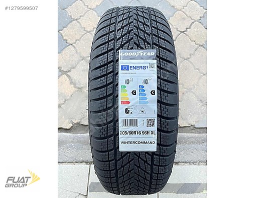 ŞOK FİYAT! GOODYEAR 205/60R16 96H XL WINTERCOMMAND KIŞ LASTİĞİ