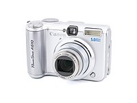 Canon Powershot A610 Fotograf makinesi