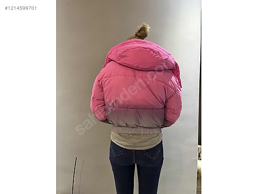 Bershka reflektörlü mont Kadın at 1214599701