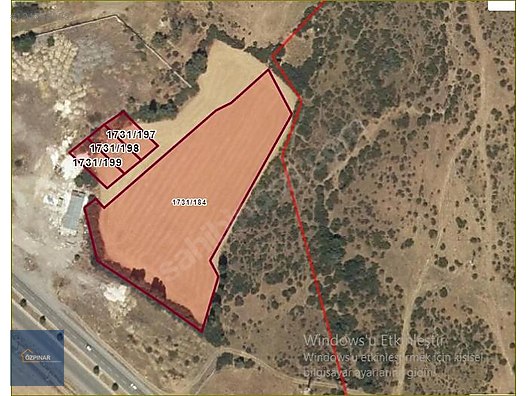 ÖZPINAR ,DAN BEYDE SÜT KAFE İLERİSİ SATILIK 3 ARSA 1 TARLA #1247600057