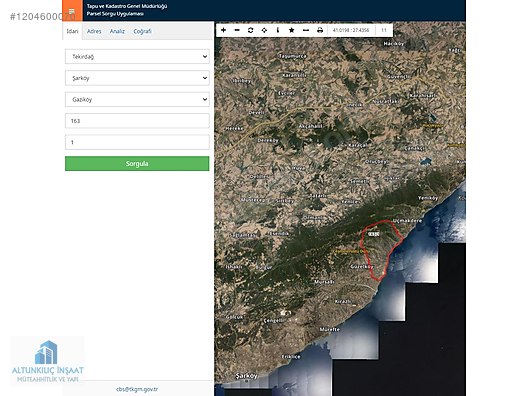 Tekirdağ/Şarköy/Gaziköy Mükemmel manzara #1204600070