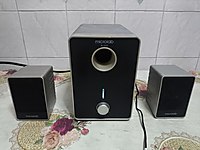 Microlap M666 2+1 Bass kontrollü sinema ve müzik sistemi..... #1275601156