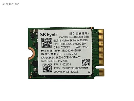 内蔵型SSD SK hynix BC711 1TB SSD 2230 NVMe BC711 NVMe SK hynix 1TB NVMe M.2 SSD on sahibinden.com - 1324601205