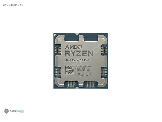 SIFIR!!! AMD RYZEN 5 7500F TRAY FANSIZ İŞLEMCİ sahibinden.comda