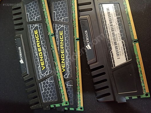 Corsair DDR3 ram 4gb 4x3 12gb sahibinden.comda - 1328601555