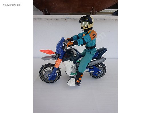 1999 HASBRO ACTION MAN FİGÜR VE POLAR BIKE ARCTIC MOTOKROS MOTOR